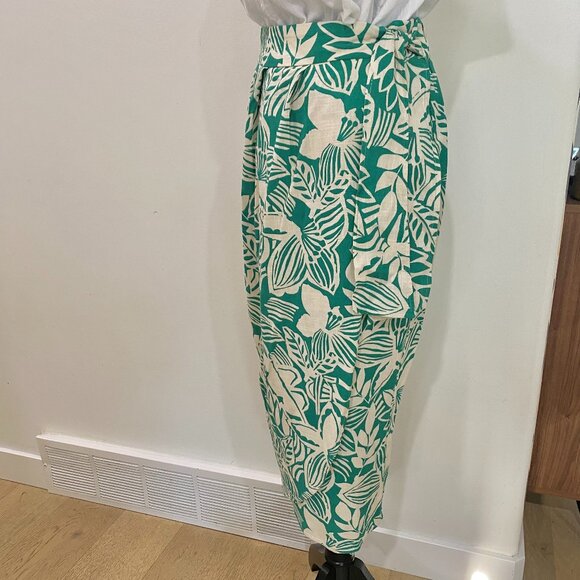 Zingara Wrap Pencil Skirt - Picture 3 of 10